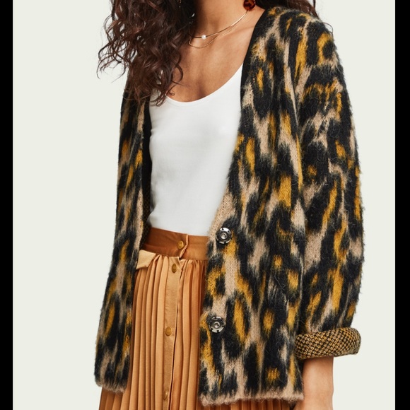 Animal Print Cardigan - Picture 2 of 5